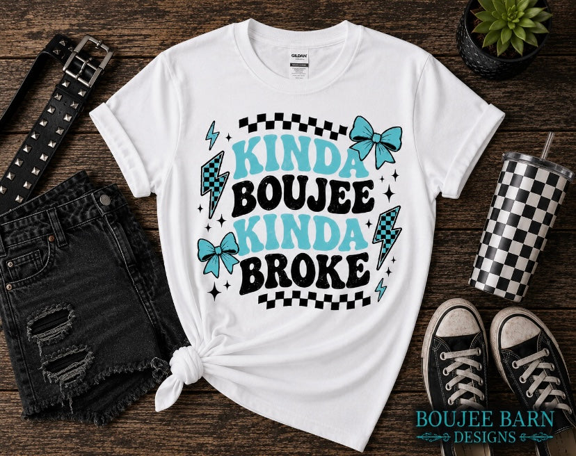 Boujee Broke Checkered